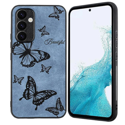 For Samsung Galaxy A15 5G Case Retro Leather Pattern Thin Anti-Scratch Back Cover
