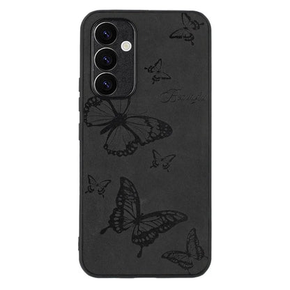 For Samsung Galaxy A15 5G Case Retro Leather Pattern Thin Anti-Scratch Back Cover