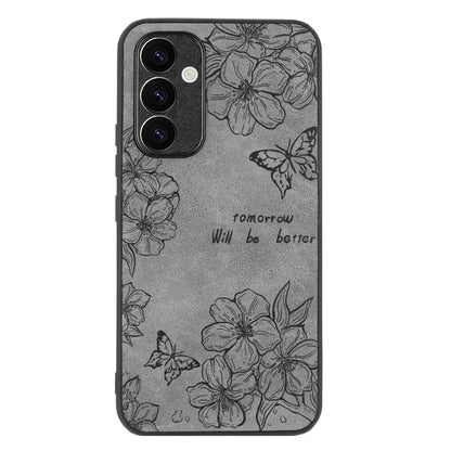 For Samsung Galaxy A15 5G Case Retro Leather Pattern Thin Anti-Scratch Back Cover