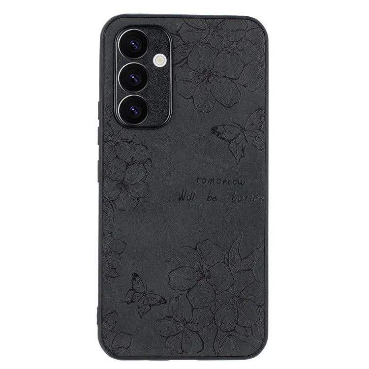 For Samsung Galaxy A15 5G Case Retro Leather Pattern Thin Anti-Scratch Back Cover