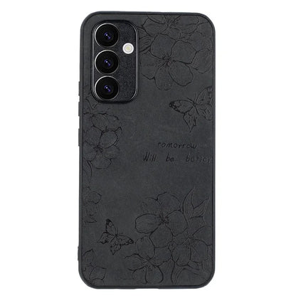 For Samsung Galaxy A15 5G Case Retro Leather Pattern Thin Anti-Scratch Back Cover
