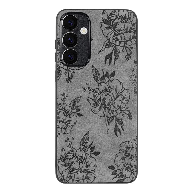 For Samsung Galaxy A15 5G Case Retro Leather Pattern Thin Anti-Scratch Back Cover