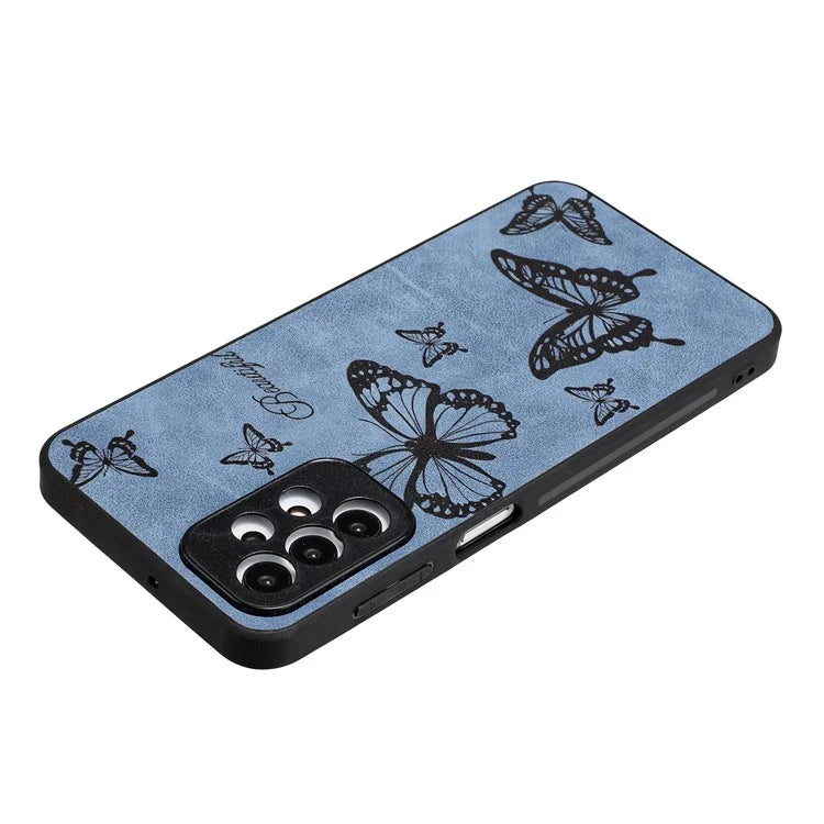 For Samsung Galaxy A23 5G (Global Version) / A23 4G Slim Case Pattern Print PU+PC+TPU Phone Cover