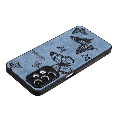 For Samsung Galaxy A23 5G (Global Version) / A23 4G Slim Case Pattern Print PU+PC+TPU Phone Cover