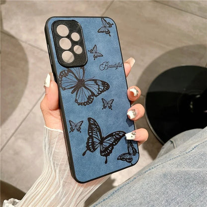 For Samsung Galaxy A23 5G (Global Version) / A23 4G Slim Case Pattern Print PU+PC+TPU Phone Cover