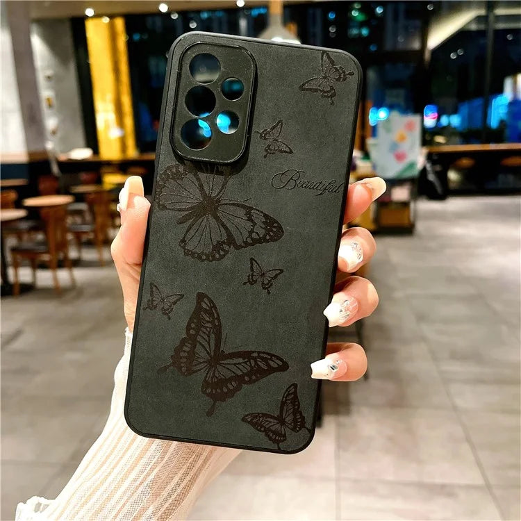 For Samsung Galaxy A23 5G (Global Version) / A23 4G Slim Case Pattern Print PU+PC+TPU Phone Cover