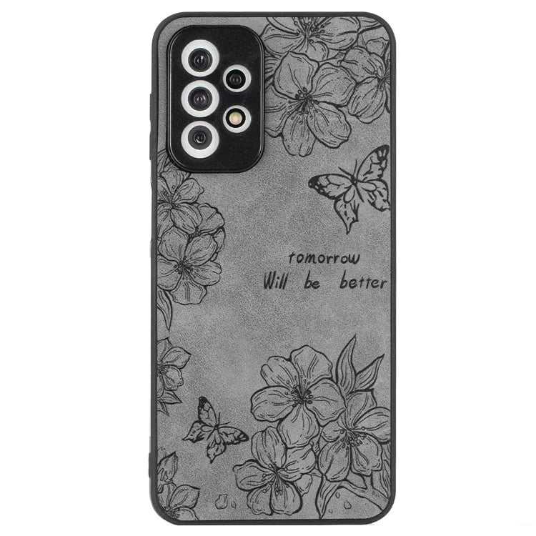 For Samsung Galaxy A23 5G (Global Version) / A23 4G Slim Case Pattern Print PU+PC+TPU Phone Cover