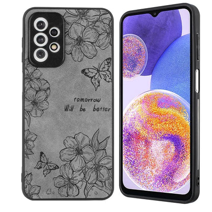 For Samsung Galaxy A23 5G (Global Version) / A23 4G Slim Case Pattern Print PU+PC+TPU Phone Cover