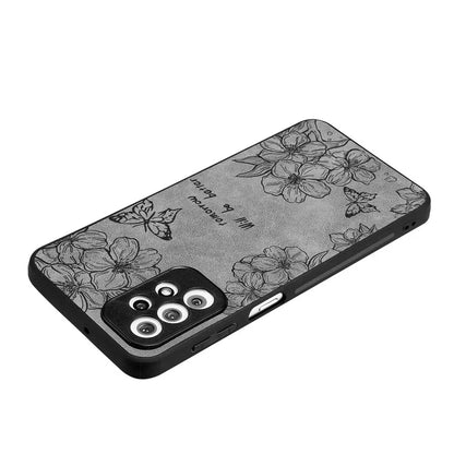 For Samsung Galaxy A23 5G (Global Version) / A23 4G Slim Case Pattern Print PU+PC+TPU Phone Cover
