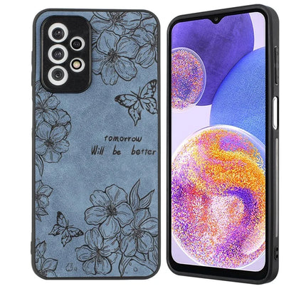 For Samsung Galaxy A23 5G (Global Version) / A23 4G Slim Case Pattern Print PU+PC+TPU Phone Cover