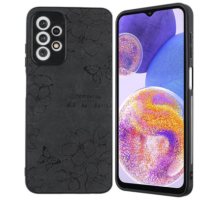 For Samsung Galaxy A23 5G (Global Version) / A23 4G Slim Case Pattern Print PU+PC+TPU Phone Cover
