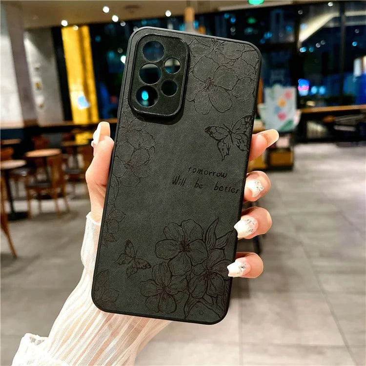 For Samsung Galaxy A23 5G (Global Version) / A23 4G Slim Case Pattern Print PU+PC+TPU Phone Cover