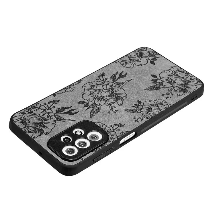 For Samsung Galaxy A23 5G (Global Version) / A23 4G Slim Case Pattern Print PU+PC+TPU Phone Cover