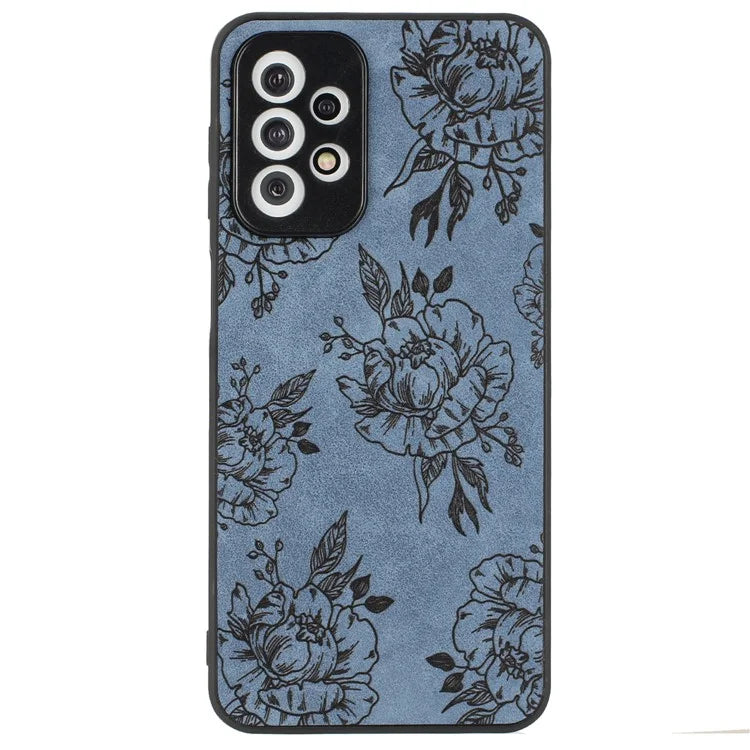 For Samsung Galaxy A23 5G (Global Version) / A23 4G Slim Case Pattern Print PU+PC+TPU Phone Cover