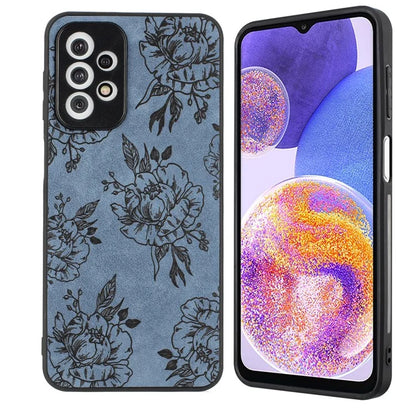 For Samsung Galaxy A23 5G (Global Version) / A23 4G Slim Case Pattern Print PU+PC+TPU Phone Cover
