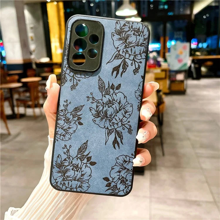 For Samsung Galaxy A23 5G (Global Version) / A23 4G Slim Case Pattern Print PU+PC+TPU Phone Cover
