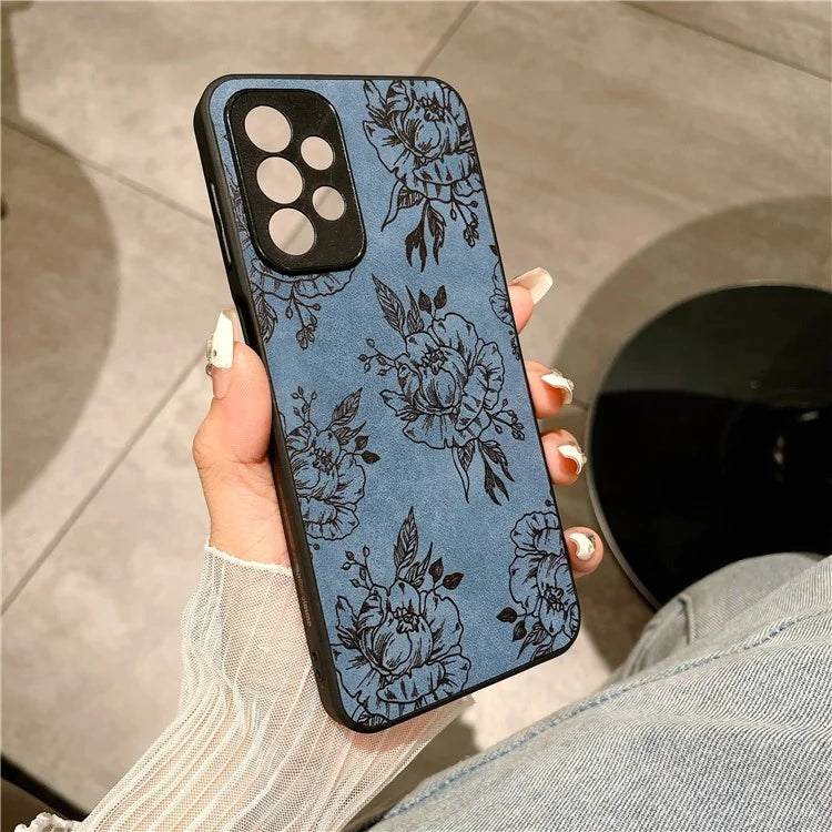 For Samsung Galaxy A23 5G (Global Version) / A23 4G Slim Case Pattern Print PU+PC+TPU Phone Cover