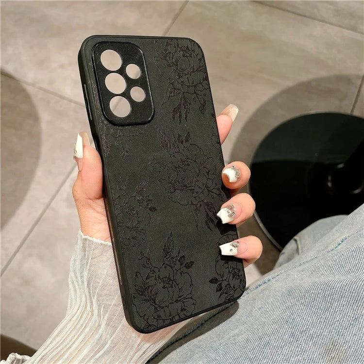 For Samsung Galaxy A23 5G (Global Version) / A23 4G Slim Case Pattern Print PU+PC+TPU Phone Cover