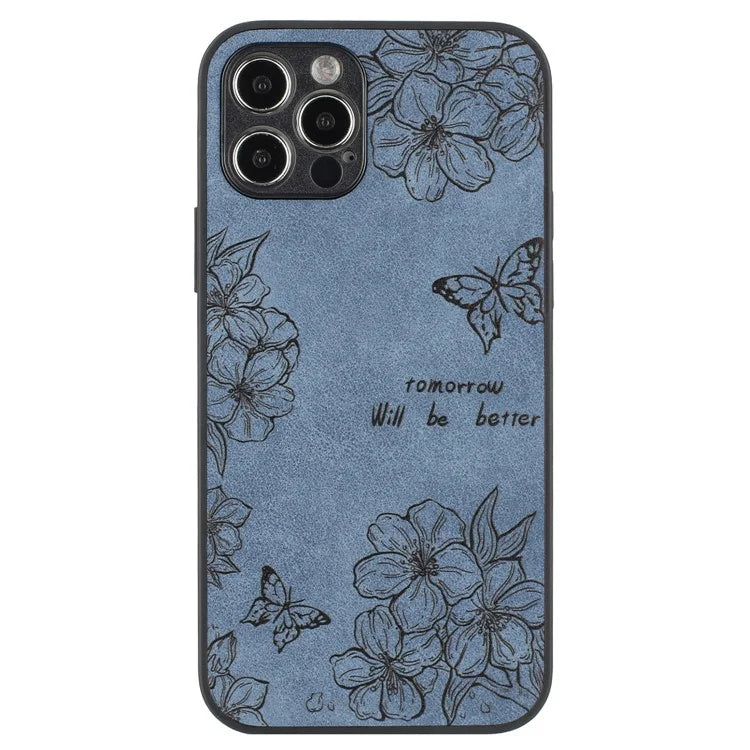 For iPhone 12 Pro Max Protective Case Pattern Print PU+PC+TPU Phone Cover