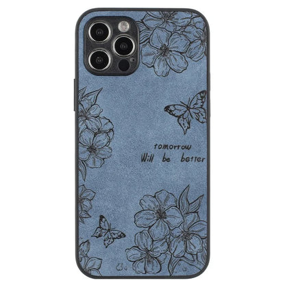 For iPhone 12 Pro Max Protective Case Pattern Print PU+PC+TPU Phone Cover