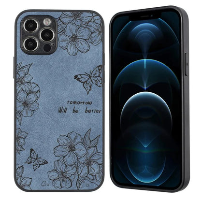 For iPhone 12 Pro Max Protective Case Pattern Print PU+PC+TPU Phone Cover