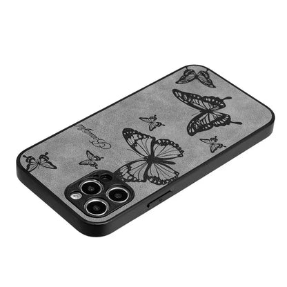 For iPhone 12 Pro Max Protective Case Pattern Print PU+PC+TPU Phone Cover