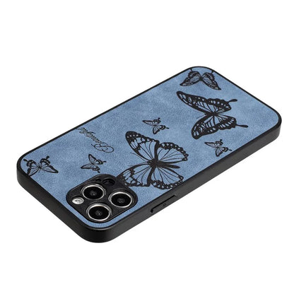 For iPhone 12 Pro Max Protective Case Pattern Print PU+PC+TPU Phone Cover