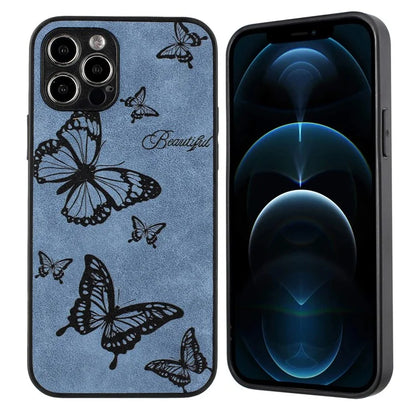 For iPhone 12 Pro Max Protective Case Pattern Print PU+PC+TPU Phone Cover