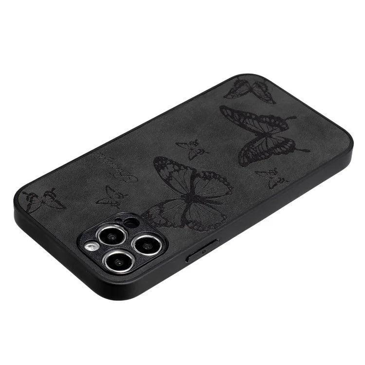 For iPhone 12 Pro Max Protective Case Pattern Print PU+PC+TPU Phone Cover