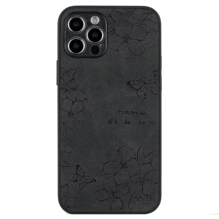 For iPhone 12 Pro Max Protective Case Pattern Print PU+PC+TPU Phone Cover