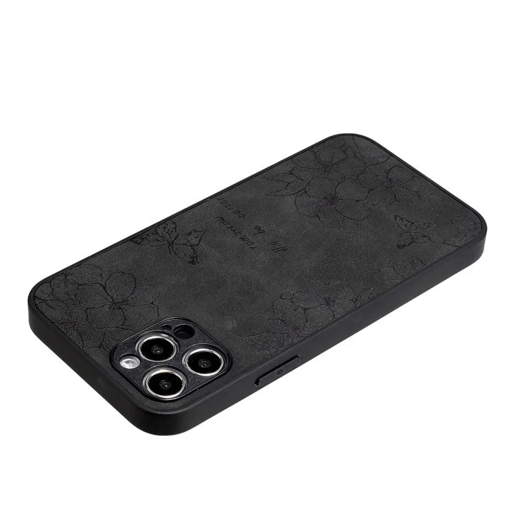 For iPhone 12 Pro Max Protective Case Pattern Print PU+PC+TPU Phone Cover
