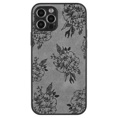 For iPhone 12 Pro Max Protective Case Pattern Print PU+PC+TPU Phone Cover