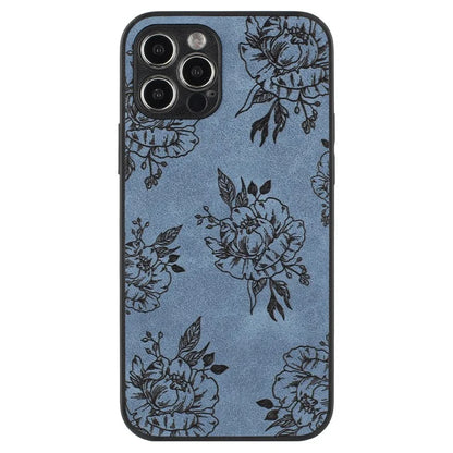 For iPhone 12 Pro Max Protective Case Pattern Print PU+PC+TPU Phone Cover