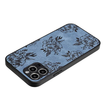 For iPhone 12 Pro Max Protective Case Pattern Print PU+PC+TPU Phone Cover