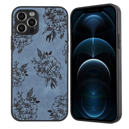 For iPhone 12 Pro Max Protective Case Pattern Print PU+PC+TPU Phone Cover