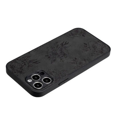 For iPhone 12 Pro Max Protective Case Pattern Print PU+PC+TPU Phone Cover