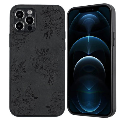 For iPhone 12 Pro Max Protective Case Pattern Print PU+PC+TPU Phone Cover