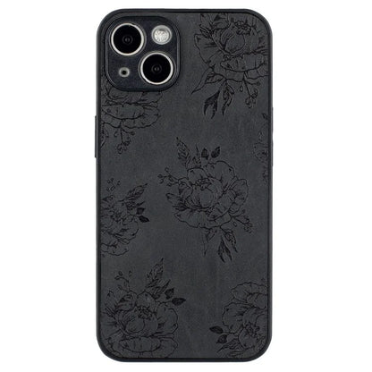 For iPhone 14 Case Pattern Print PU+PC+TPU Shockproof Phone Cover