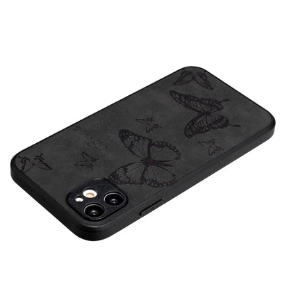 Floral Phone Case for iPhone 11 PU Leather+PC+TPU Bump Proof Back Protector Cover