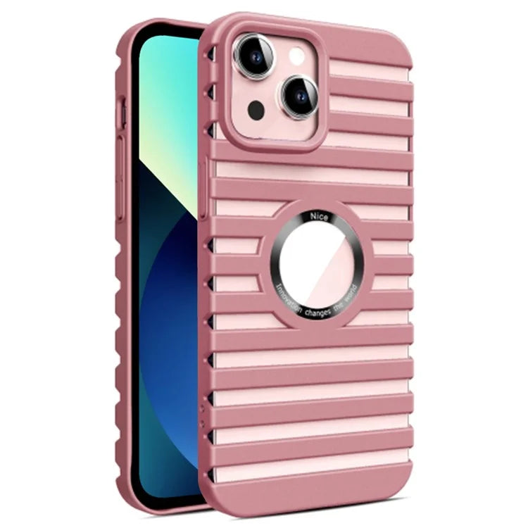 For iPhone 13 PC Phone Case Compatible with Magsafe Heat Dissipation Hollow Back Cover