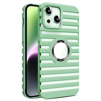 For iPhone 14 Case Compatible with Magsafe Heat Dissipation Hollow-Out PC Phone Cover