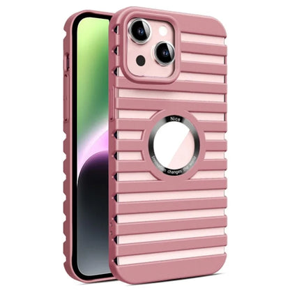 For iPhone 14 Case Compatible with Magsafe Heat Dissipation Hollow-Out PC Phone Cover