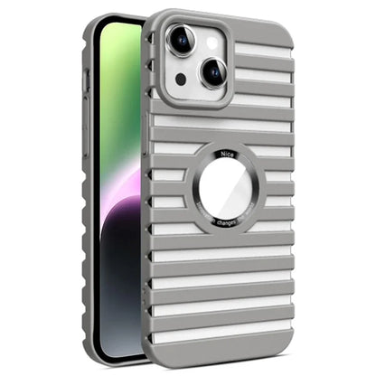 For iPhone 14 Case Compatible with Magsafe Heat Dissipation Hollow-Out PC Phone Cover