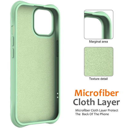 For iPhone 15 Magnetic Case Water Ripple Texture Liquid Silicone Protective Phone Shell with Handy Strap