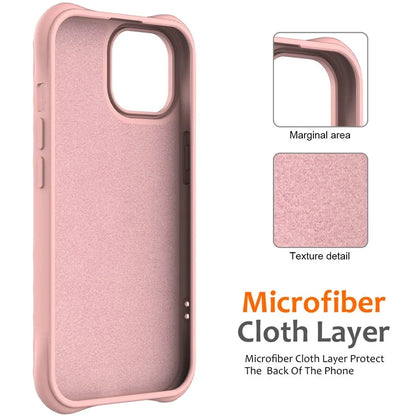 For iPhone 14 Plus Magnetic Phone Case Water Ripple Texture Liquid Silicone Shell with Hand Strap