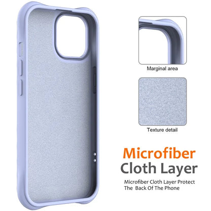 For iPhone 14 Plus Magnetic Phone Case Water Ripple Texture Liquid Silicone Shell with Hand Strap
