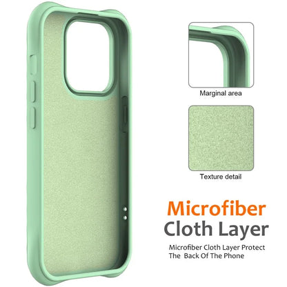 For iPhone 13 Pro Max Magnetic Case Textured Liquid Silicone Phone Case with Strap