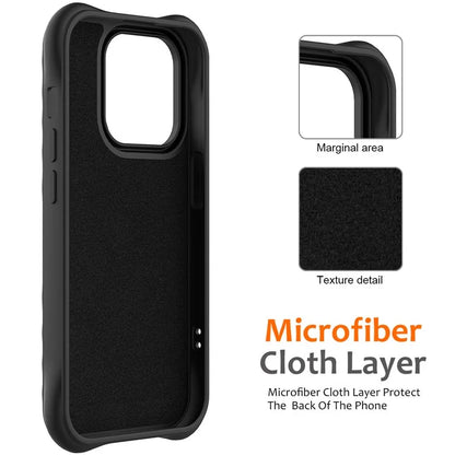 For iPhone 12 Pro Max Magnetic Case Shockproof Liquid Silicone Phone Cover with Water Ripple Texture