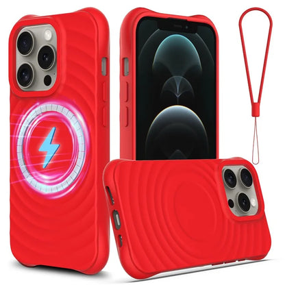 For iPhone 12 / 12 Pro Protective Case Soft Liquid Silicone Phone Cover Compatible with Magsafe