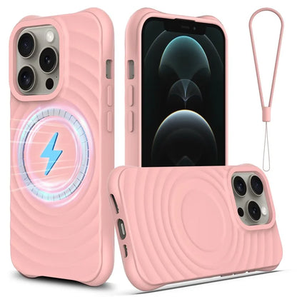For iPhone 12 / 12 Pro Protective Case Soft Liquid Silicone Phone Cover Compatible with Magsafe